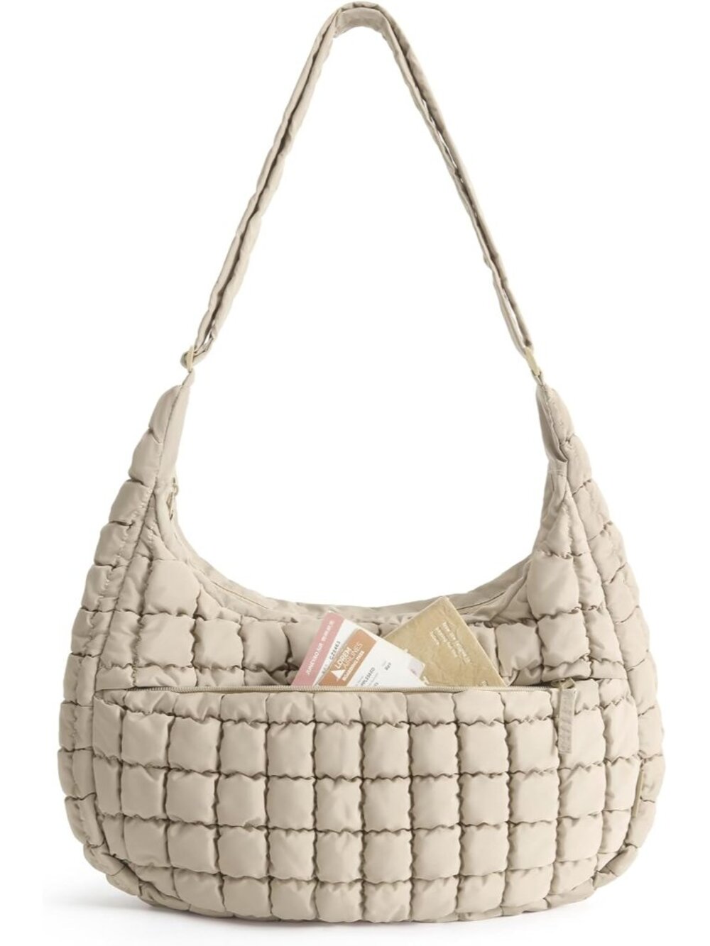 Quilted Crossbody Bags for Women, Travel Purses Hobo Shoulder Bag